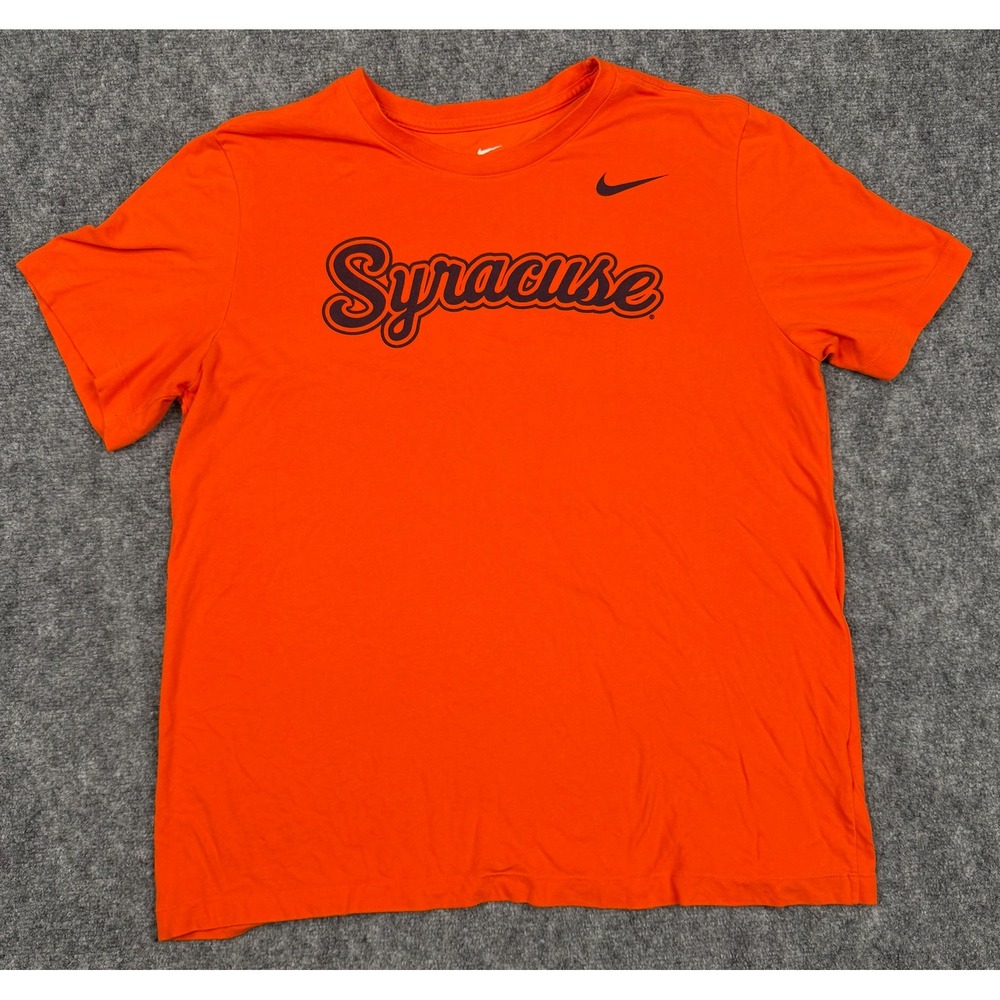Nike Syracuse Orange Dri-FIT T-Shirt Mens XL Short Sleeve Athletic Gym Tee